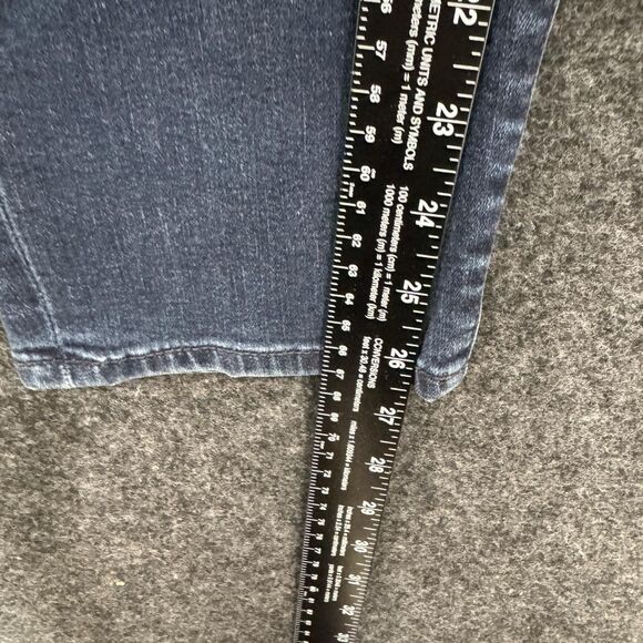 Tory Burch Jeans Womens 26 Blue Cropped Skinny Denim Stretch Mid Rise Casual - Picture 8 of 12
